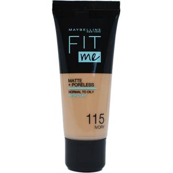 Maybelline Fit Me Matte + Poreless Foundation 30 ml make-up 115 ivory