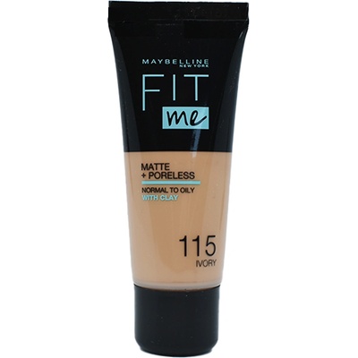 Maybelline Fit Me Matte + Poreless Foundation 30 ml make-up 115 ivory