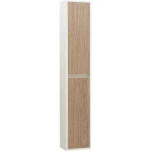 InterCeramic PVC Колона за баня ICP 2520 - 25x140x18 см, Дървесен декор SP-083 + Бял гланц (ICP 2520)