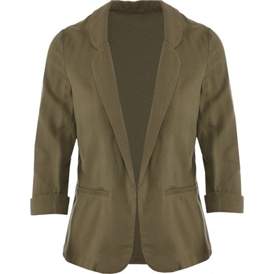 Vero Moda lněné sako khaki