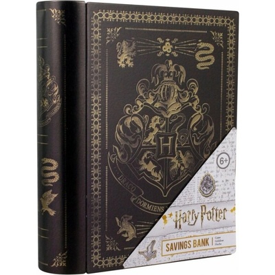 Kovová pokladnička Paladone Harry Potter kniha 18 cm
