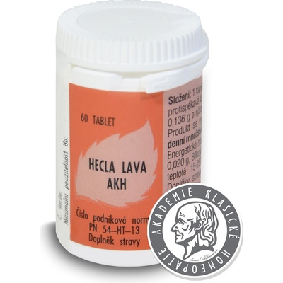 Radim Bakeš Galenická laboratoř Ostrava AKH Hecla lava 60 tabliet