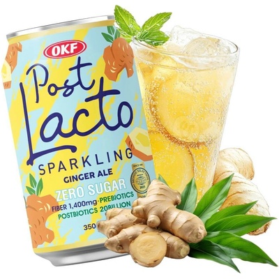 OKF PostLacto Zero Sugar Ginger Ale Sparkling Drink 350 ml