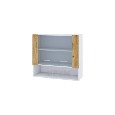 Bogdan Furniture I БД - 310 шкаф с ниша и две витринни врати с рафт