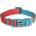 Camon Doublе Premium Red/Teal нашийник за куче в четири размера