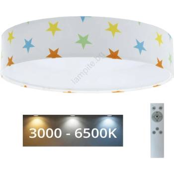 BPS Koncept Led Димируем плафон galaxy kids led/24w/230v звезди цветен + д. у (bs0558)