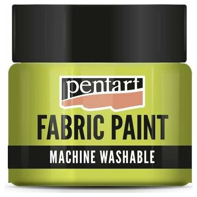 Farba na textil svietiaca v tme PENTART GLOW 30 ml žltá