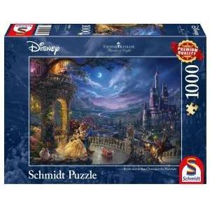 Schmidt Spiele Puzzle Thomas Kinkade: Disney Die Schöne und das Biest