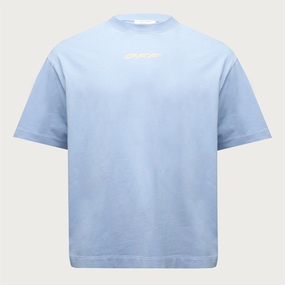 OFF WHITE Тениска OFF WHITE Men's Vinyl Short Sleeve T-Shirt - Light Blue