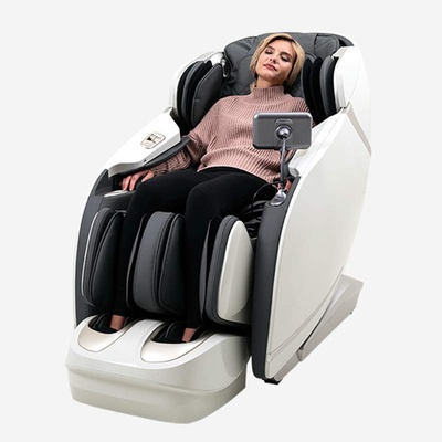 Casada Масажен стол (кресло) CASADA - SKYLINER II с антистрес система Braintronics сиво-бяло (CMS-554)