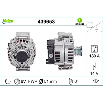 Alternátor VALEO 439653