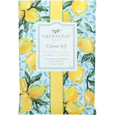 Greenleaf Vonný sáček velký Citron Sol 115 ml – Zboží Dáma