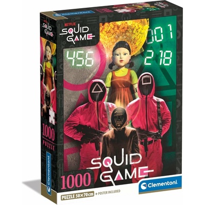 Clementoni Netflix Squid game Hra na kalmáre 1000 dielov