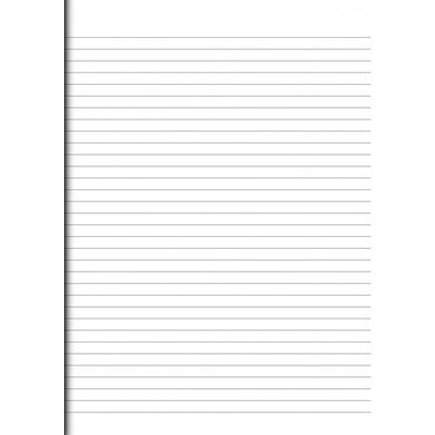 Notes Papír samostatné listy A3 linkované 180 listů