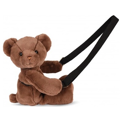 Doudou Plyšová taška přes rameno Medvídek hnědý 30 cm