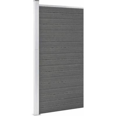 Nabytek XL Plotový dílec WPC 95 x 186 cm šedý