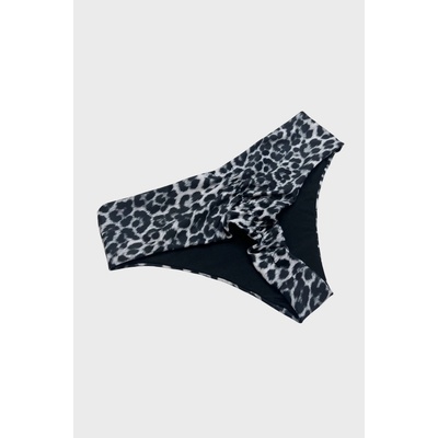 VFstyle spodný diel plaviek s vysokým pásom Eleanor leopard sivé