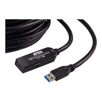 ATEN UE331C-AT-G USB кабел 10 м USB 3.2 Gen 1 (3.1 Gen 1) USB A USB C Черен (UE331C) (UE331C)