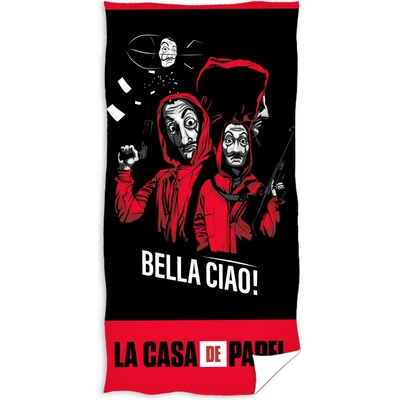 Carbotex Хавлиена кърпа La casa de Papel - Bella Ciao