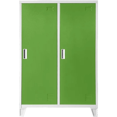 Carmen Метален шкаф Carmen CR-1605-2 JZ - сив / зелен (3580178_5)