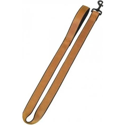 Nobby Повод за куче Classic Reflect SOFT дължина 120 см дебелина 20-25 мм злато/черно 74787-08