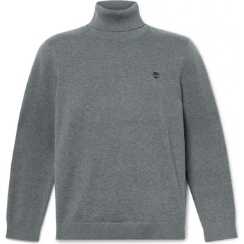 Timberland Мъжки пуловер Timberland Williams River Turtle Neck Cotton Sweater Jumper - Dark Grey Heather (017-4096-0211)
