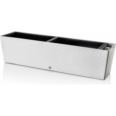 Plastkon samozavlažovací truhlík Supreme 74,6x19,3x19 cm Biela
