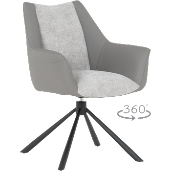 Carmen Трапезен стол tempe - светлосив