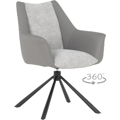 Carmen Трапезен стол tempe - светлосив