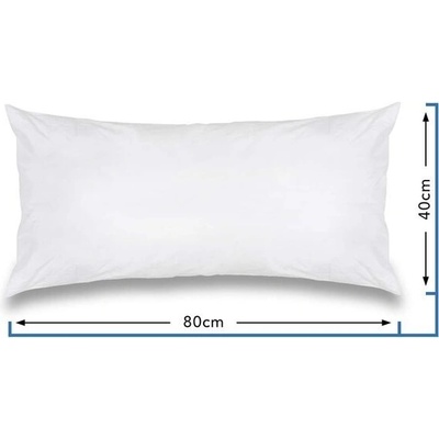 Wometo péřový polštář 100% peří 600g Oeko-TEX výplň 40x80