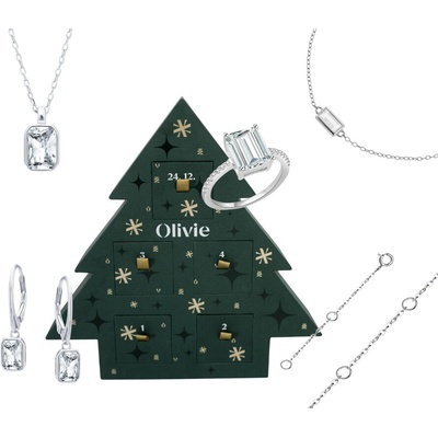 OLIVIE Adventní kalendář OBDÉLNÍK 9105