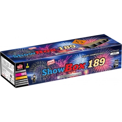 Profi složený Ohňostroj SHOWBOX 189 ran 1 1 Čína KOMBI189B