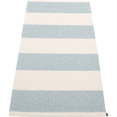 Pappelina Светлосиня и кремава пътека за открито и закрито 70x150 cm Bob Blue Fog - Pappelina (BO3H715)