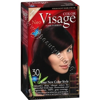 Боя за коса Visage Fashion Permanent Hair Color, 31 Mahogany, p/n VI-206031 - Трайна крем-боя за коса, махагон (VI-206031)