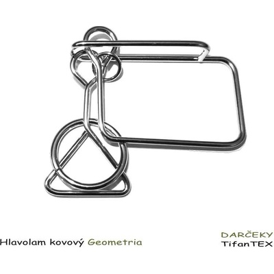 Hlavolam kovový Geometria