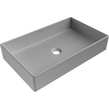 Mexen Goya мивка за плот 60 x 37 см, светлосива мат - 22186061 (22186061)