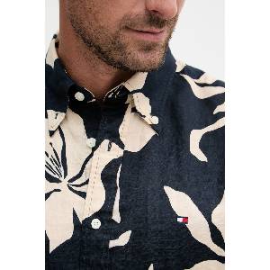 Tommy Hilfiger риза мъжка с лен (MW0MW42447)