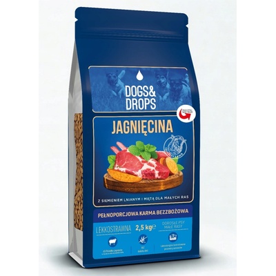 Dogs&Drops jahňacie malé plemeno 2,5 kg