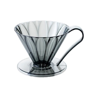 Cafec Tritan Flower Dripper 02 - Черно (TFD-4CB)