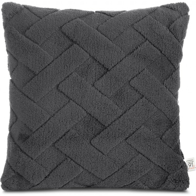 Eurofirany Caro ová antracit Polyester 45 x 45 cm