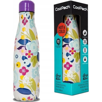 CoolPack Termoláhev 500 ml nerez Flower me