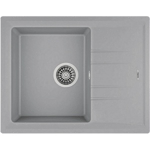 Teka Гранитна мивка, обръщаема, за шкаф 45 см Stone 45 S-TG СИВ МЕТАЛИК (М.1022.СМ) - xmall Мивка за вграждане