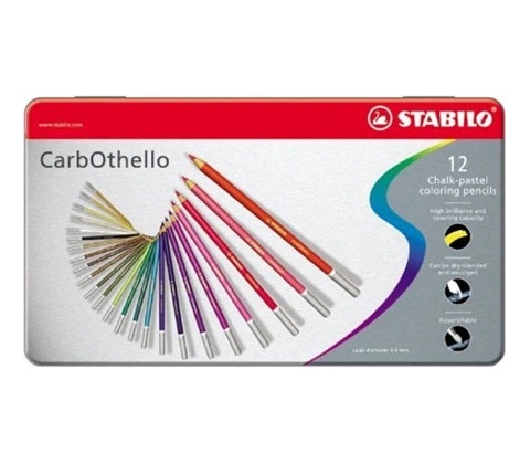 STABILO Pastely CarbOthello/12ks plech