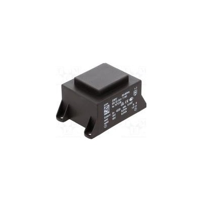 Transformátor zalévaný 16VA 230VAC 18V 18V 445mA 445mA PCB