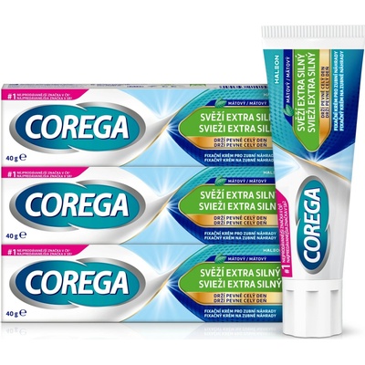 Corega Fixacny krém svieži dych 3x 40 ml