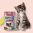 Happy Cates Meat in Sauce Kitten & Junior Land Geflügel 85 g