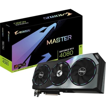 GIGABYTE GeForce RTX 4080 AORUS MASTER OC 16GB GDDR6X (GA-VC-N4080ORUS-M-16GD)