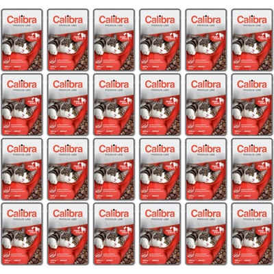 Calibra Premium Line Adult Chicken & Beef 24 x 100 g