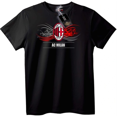 NOONEBRAND Тениска AC Milan - M, Black