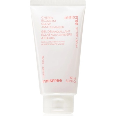 Innisfree Cherry Blossom Glow Jam Cleanser овлажняващ почистващ гел за озаряване на лицето 150ml